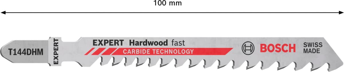 Bosch EXPERT T144DHM Hardwood Fast Decoupeerzaagblad - 100mm - Hout (10st) thumbnail 2