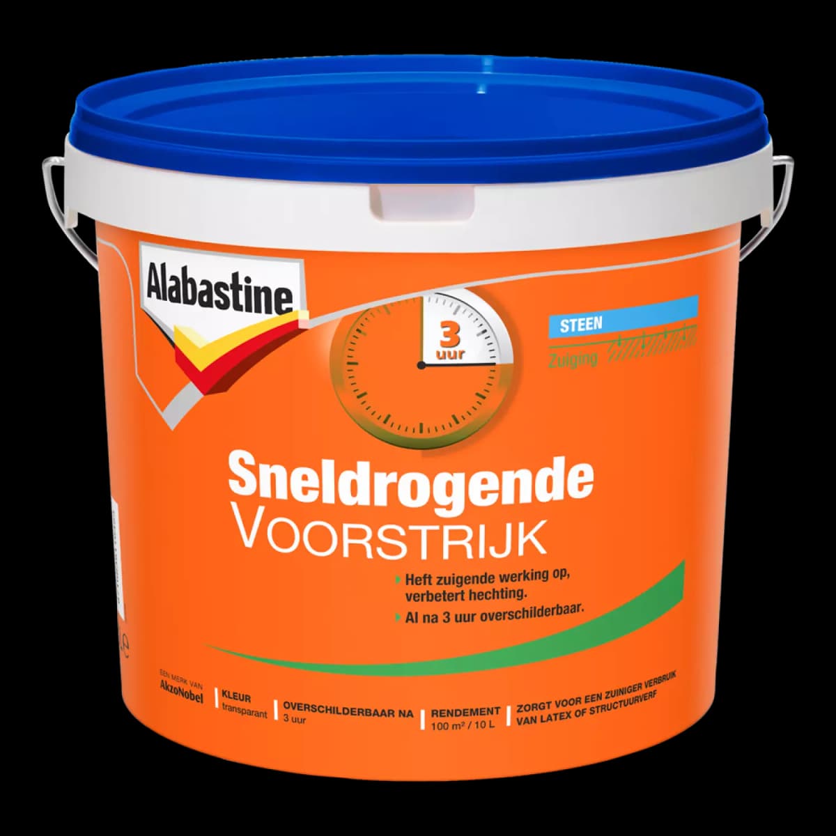 Alabastine 5129719 Voorstrijk Sneldrogend - Transparant - 10L