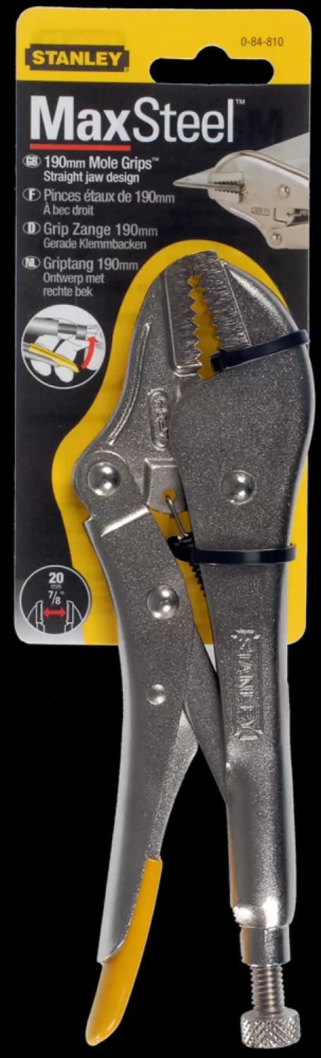 Stanley 0-84-810 Griptang Rechte Bek - 190 X 38mm thumbnail 3