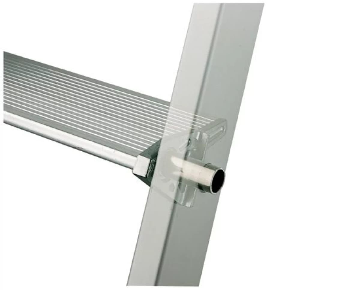 Little Jumbo 1223700003 Industrietrap 2370 - Enkel - Aluminium - 1 X 3 Treden - Max. Werkhoogte 2,66m thumbnail 2