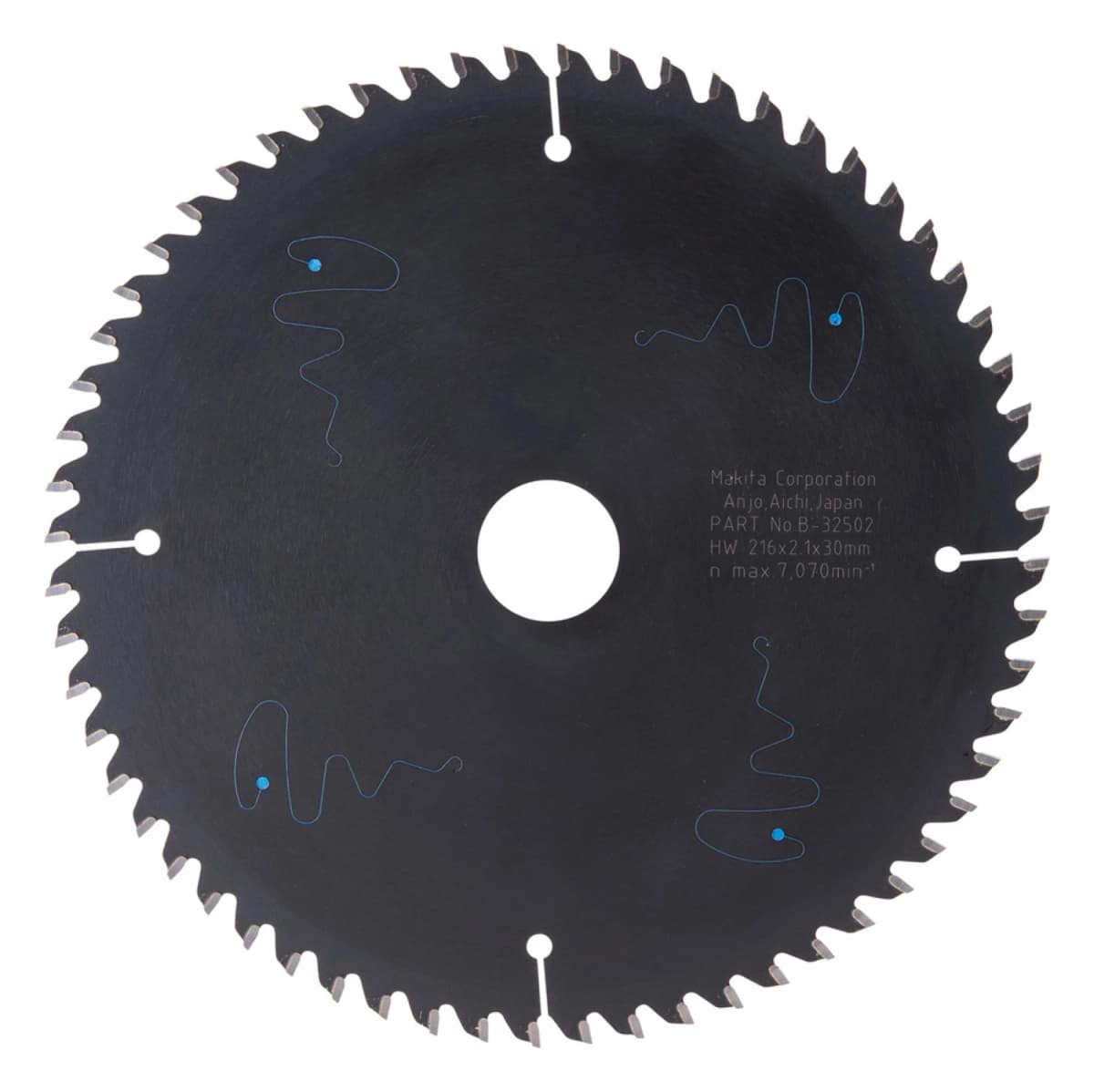 Makita B-32502 Zaagblad - 216 X 30 X 60T thumbnail 2