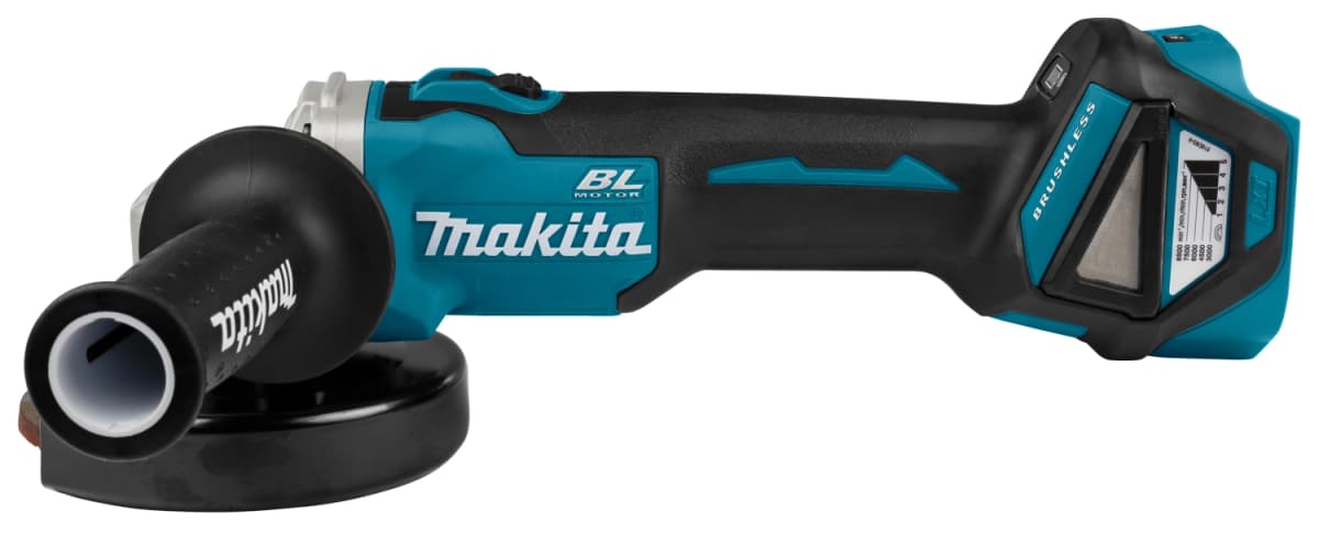 Makita DGA511RTJ 18V Li-Ion Accu Haakse Slijper Set (2x 5.0Ah Accu) In Mbox - 125mm - Koolborstelloos thumbnail 3
