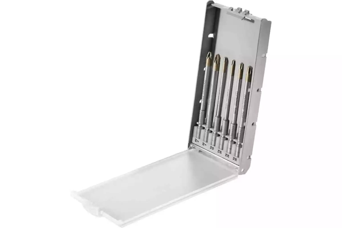 Festool BKS SYS3 100mm CE 6-delige Bitset In Cassette - PZ/TX