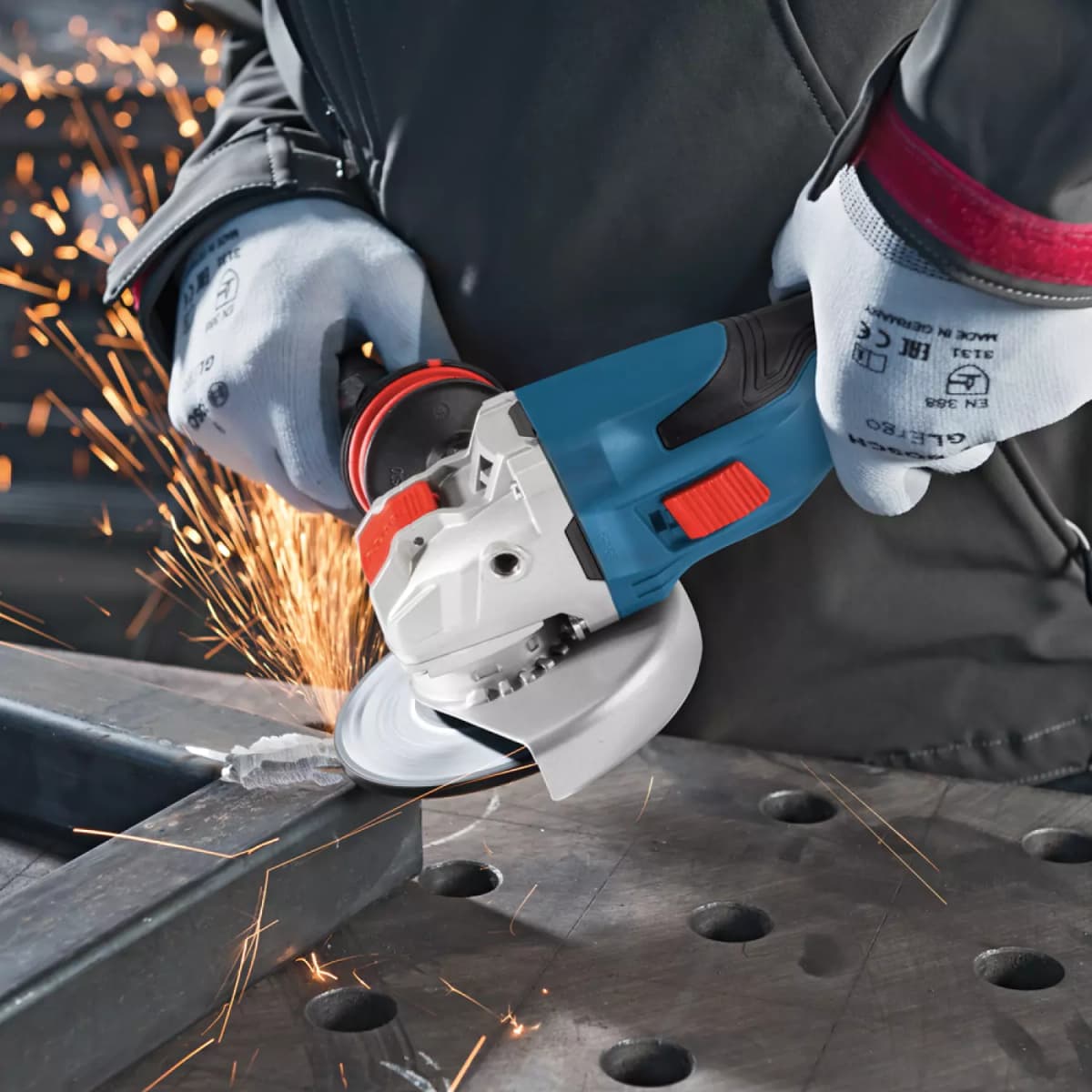 Bosch GWX 18 V-15 C 18V Li-Ion Accu X-LOCK BiTurbo Haakse Slijper Body In L-Boxx - 125 Mm - Koolborstelloos thumbnail 3