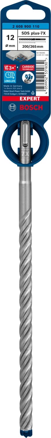 Bosch 2608900110 EXPERT Hamerboor SDS Plus-7X - 12x200x265mm thumbnail 2