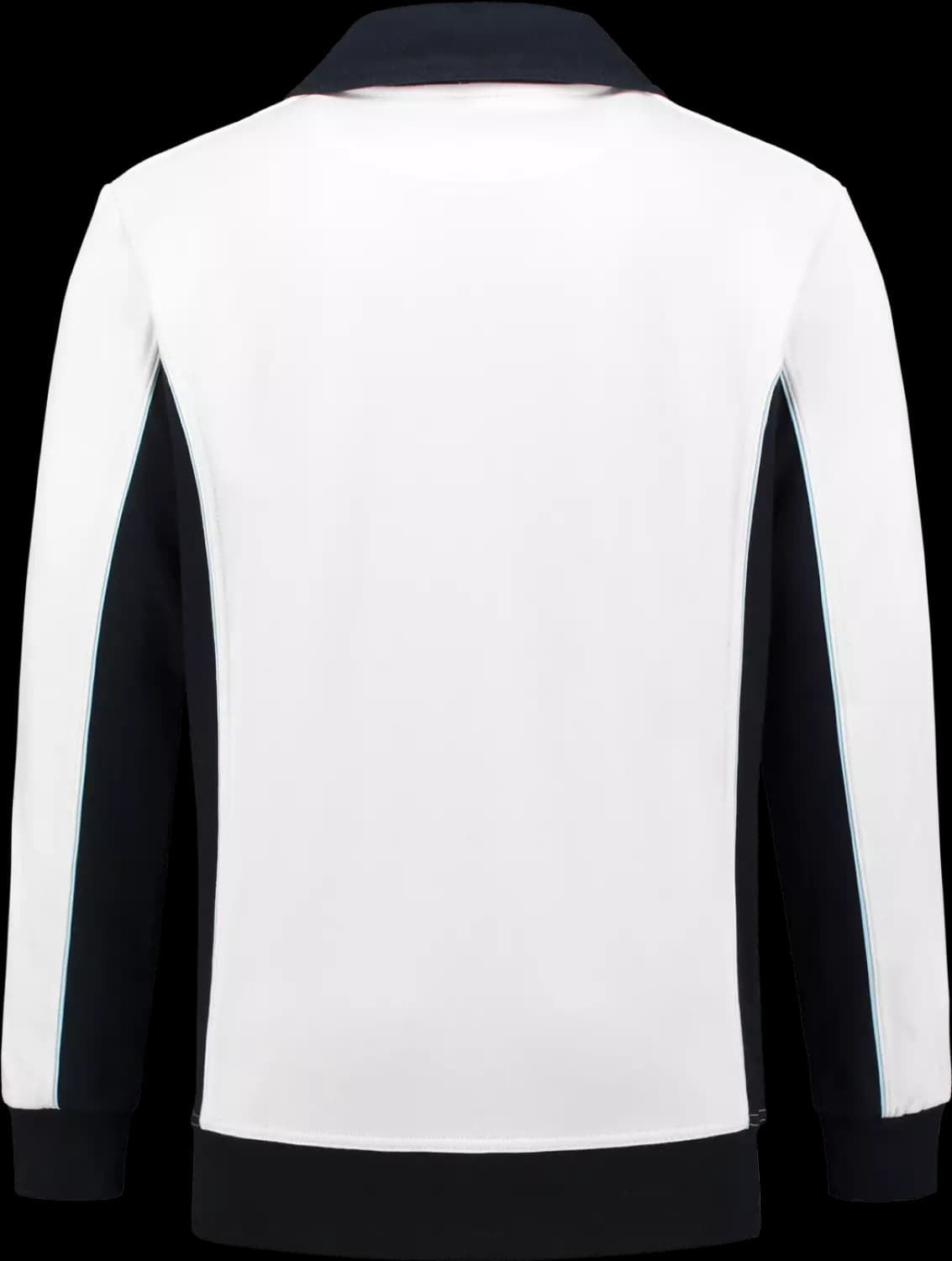 Workman 2701 Zipper Sweater - Wit / Navy - XL thumbnail 2