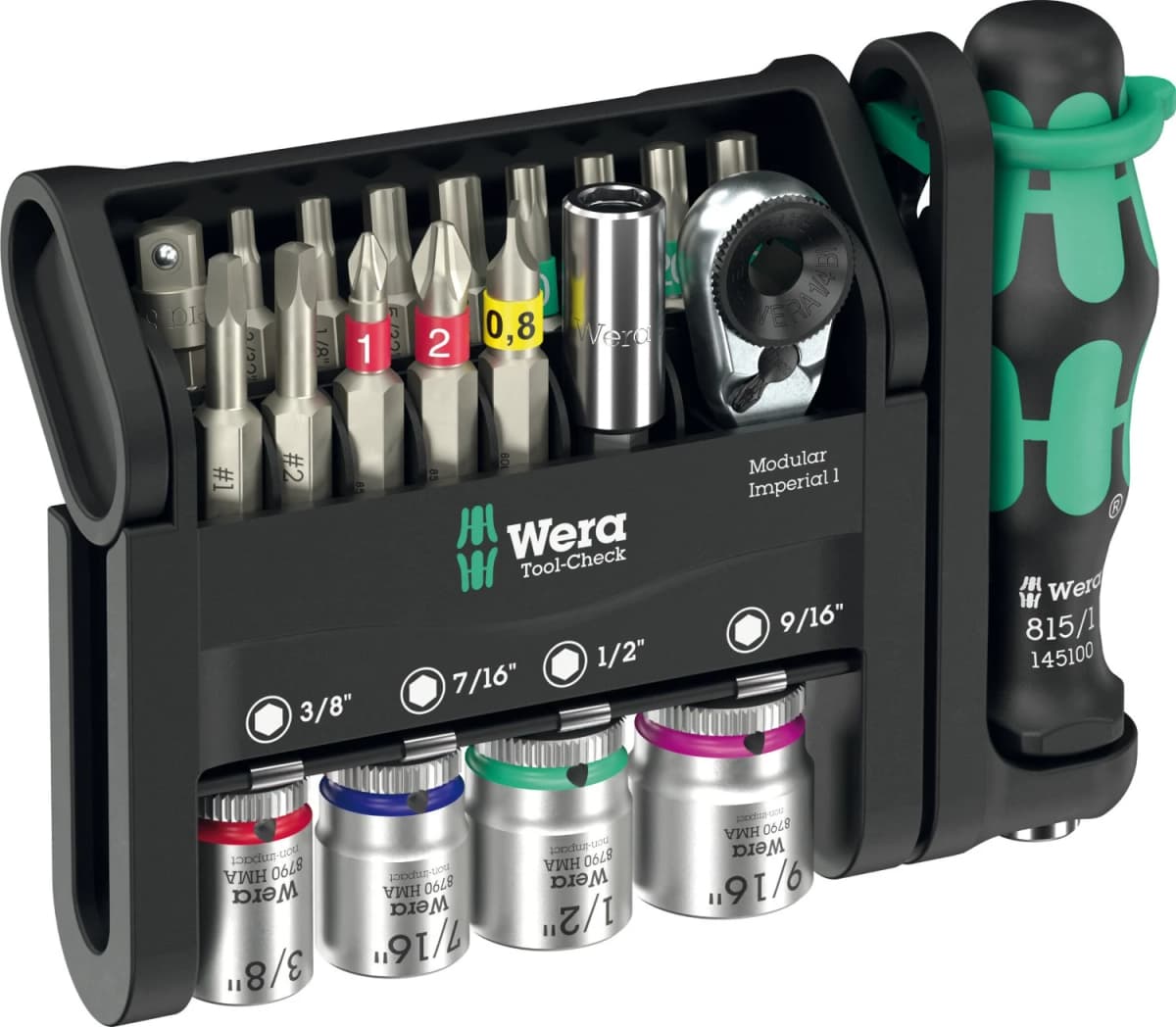 Wera 05049001001 Tool-Check Modular Imperial 1 Gereedschapset In Tool-Check - 21‑delig