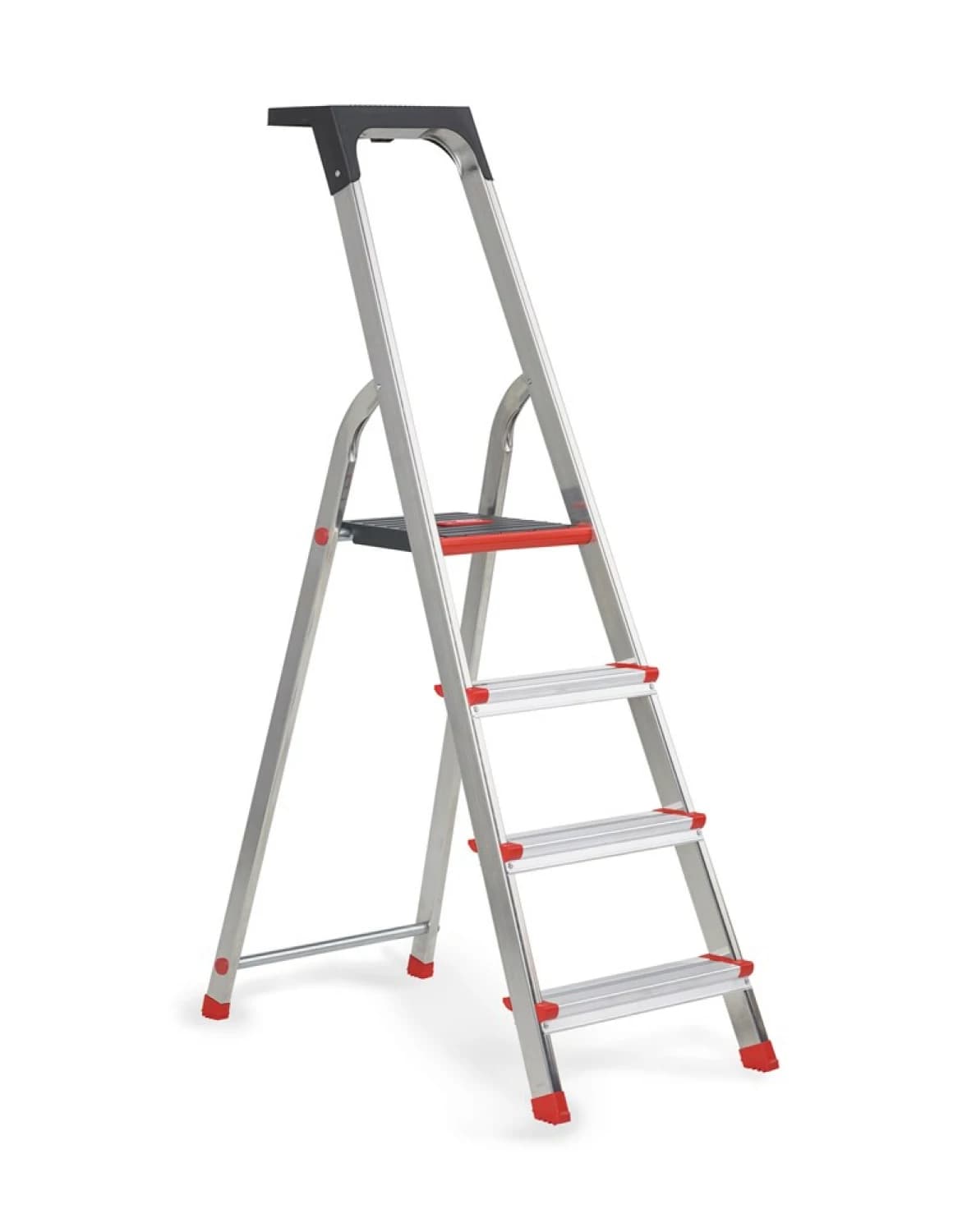 Altrex Lima Huishoudtrap - Aluminium - 4 Treden - Max. Werkhoogte 2,8m