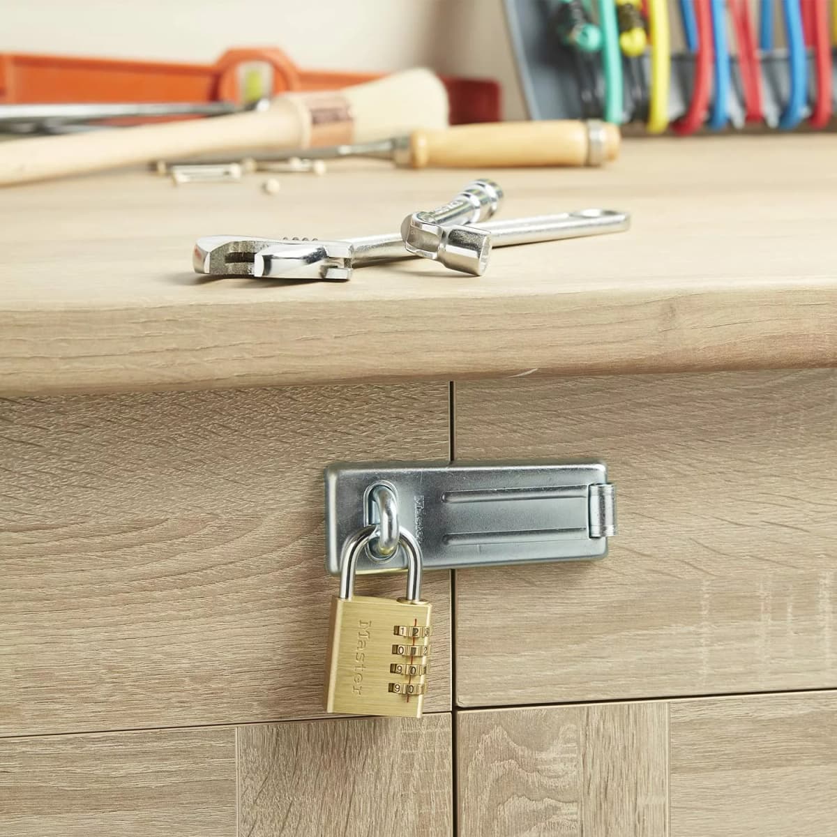 Master Lock 604EURD Hangslot - 40mm - Cijfercode thumbnail 3