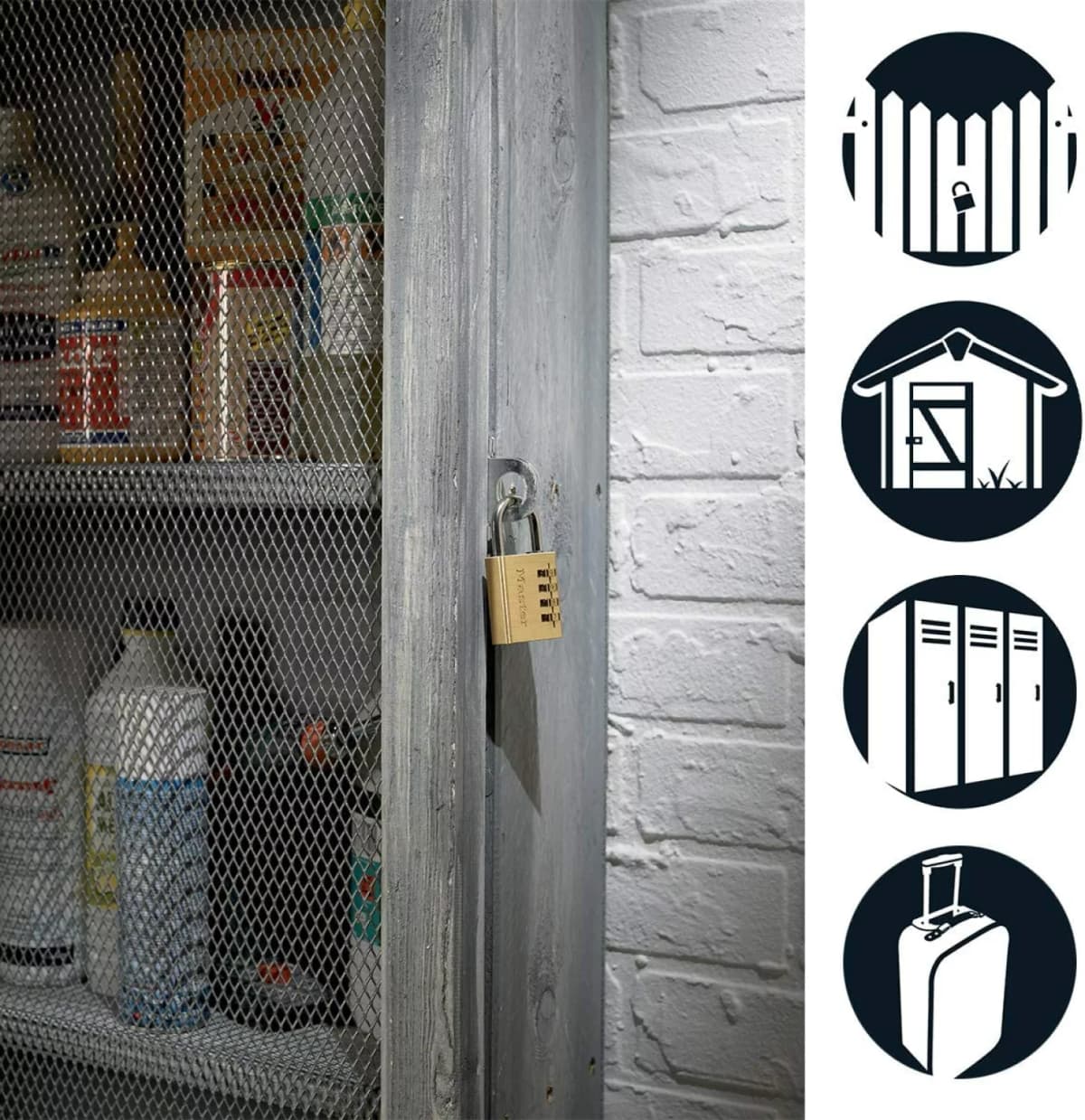 Master Lock 604EURD Hangslot - 40mm - Cijfercode thumbnail 4