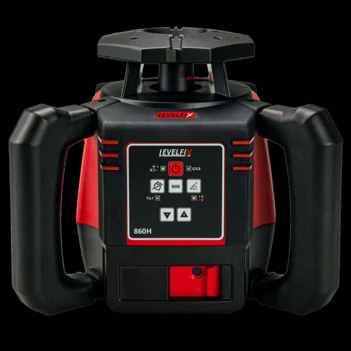 Levelfix 860H Roterende Laser Set Incl. Ontvanger In Koffer - Rood - 800m - IP67 thumbnail 3
