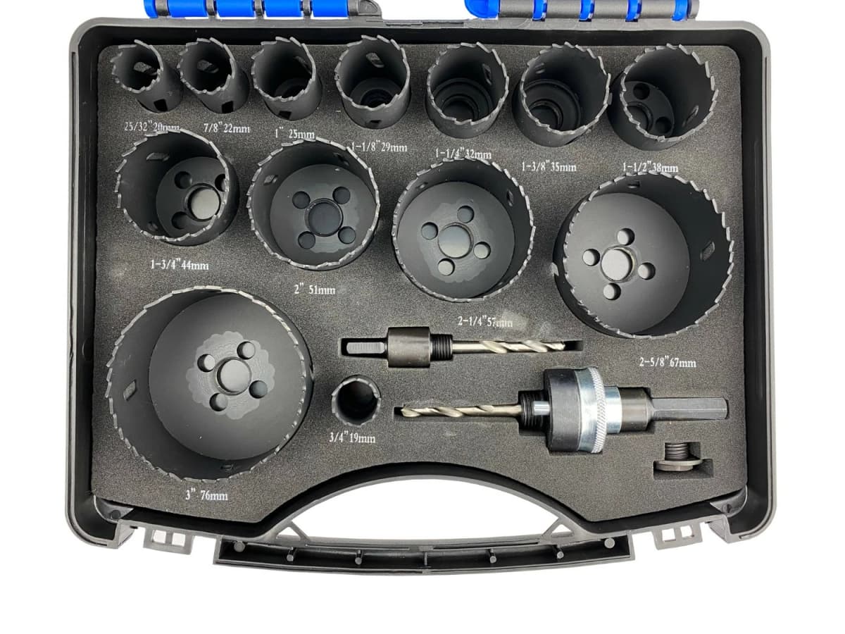 Fit-to-Fix 4000150010 16-delige Uni Gatzagenset - Bi-Metaal - PVC - 19-76mm thumbnail 2