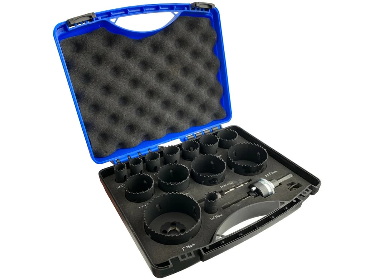 Fit-to-Fix 4000150010 16-delige Uni Gatzagenset - Bi-Metaal - PVC - 19-76mm