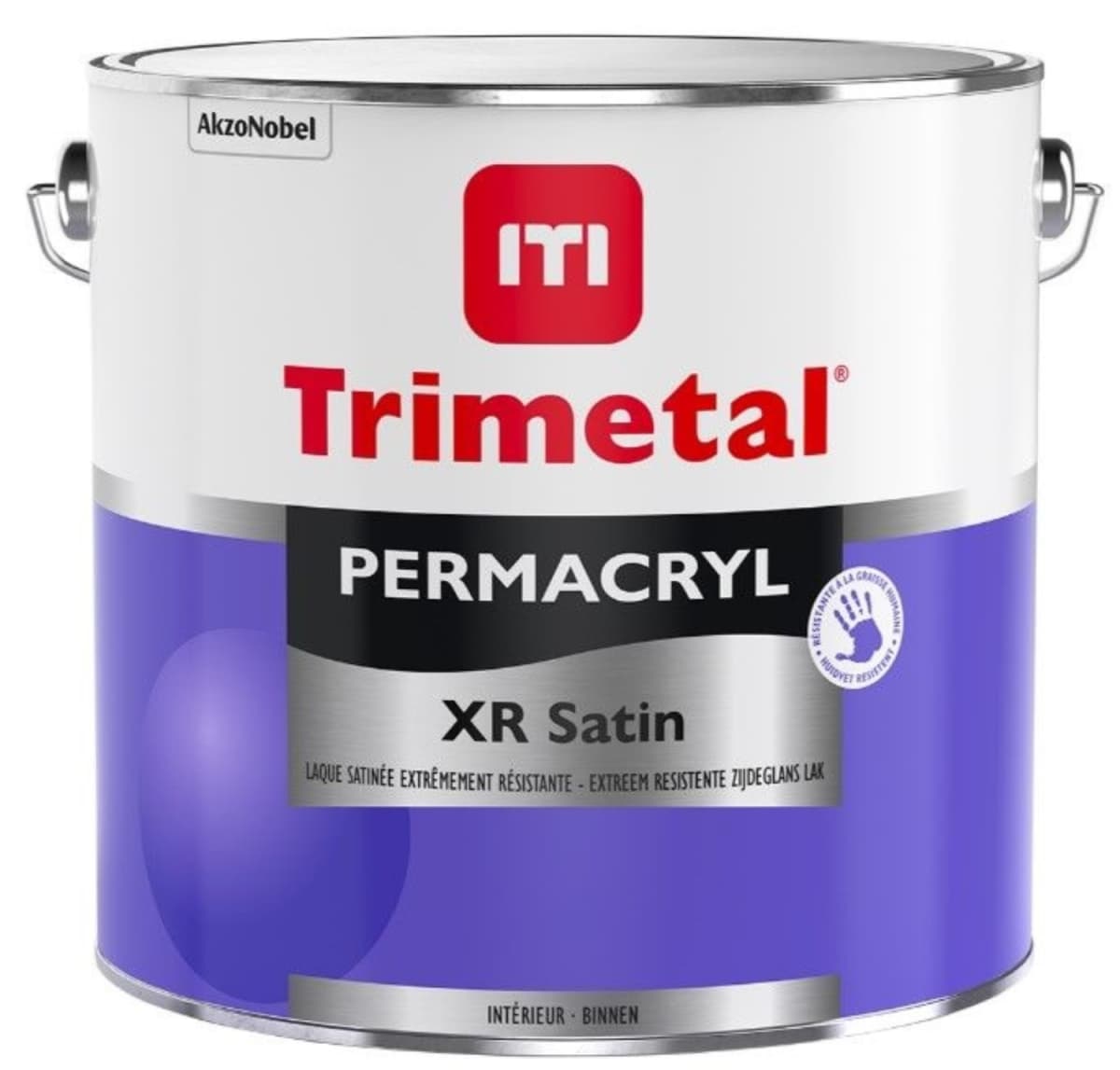 Trimetal Permacryl XR Satin Lak - Op Kleur Gemengd - 1L