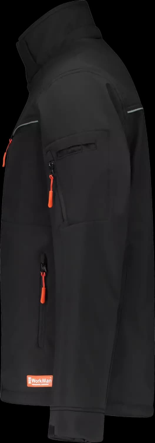 Workman 2536 Softshell Jacket Winter - Zwart - L thumbnail 3