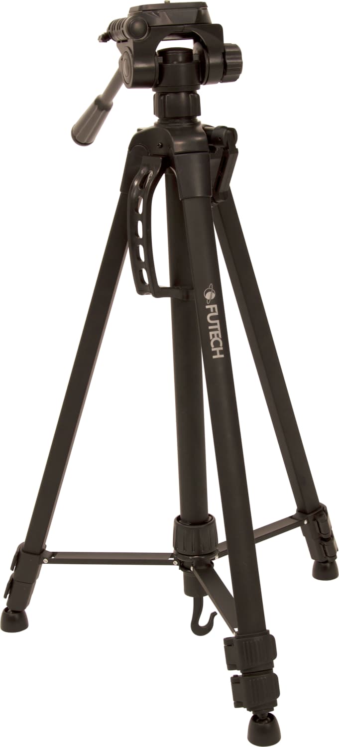 Futech 092.160 Statief Light Duty - Verstelbaar - 50-160cm - Kantbare Kop - 1/4"