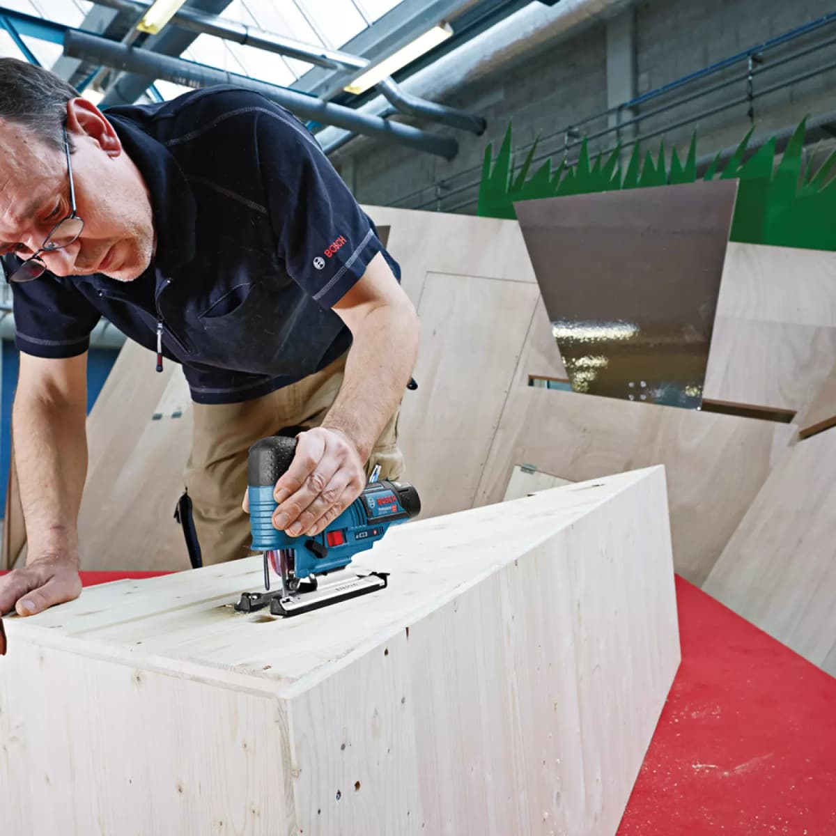 Bosch GST 12V-70 12V Li-Ion Accu Decoupeerzaag Body - T-greep - Variabel thumbnail 3