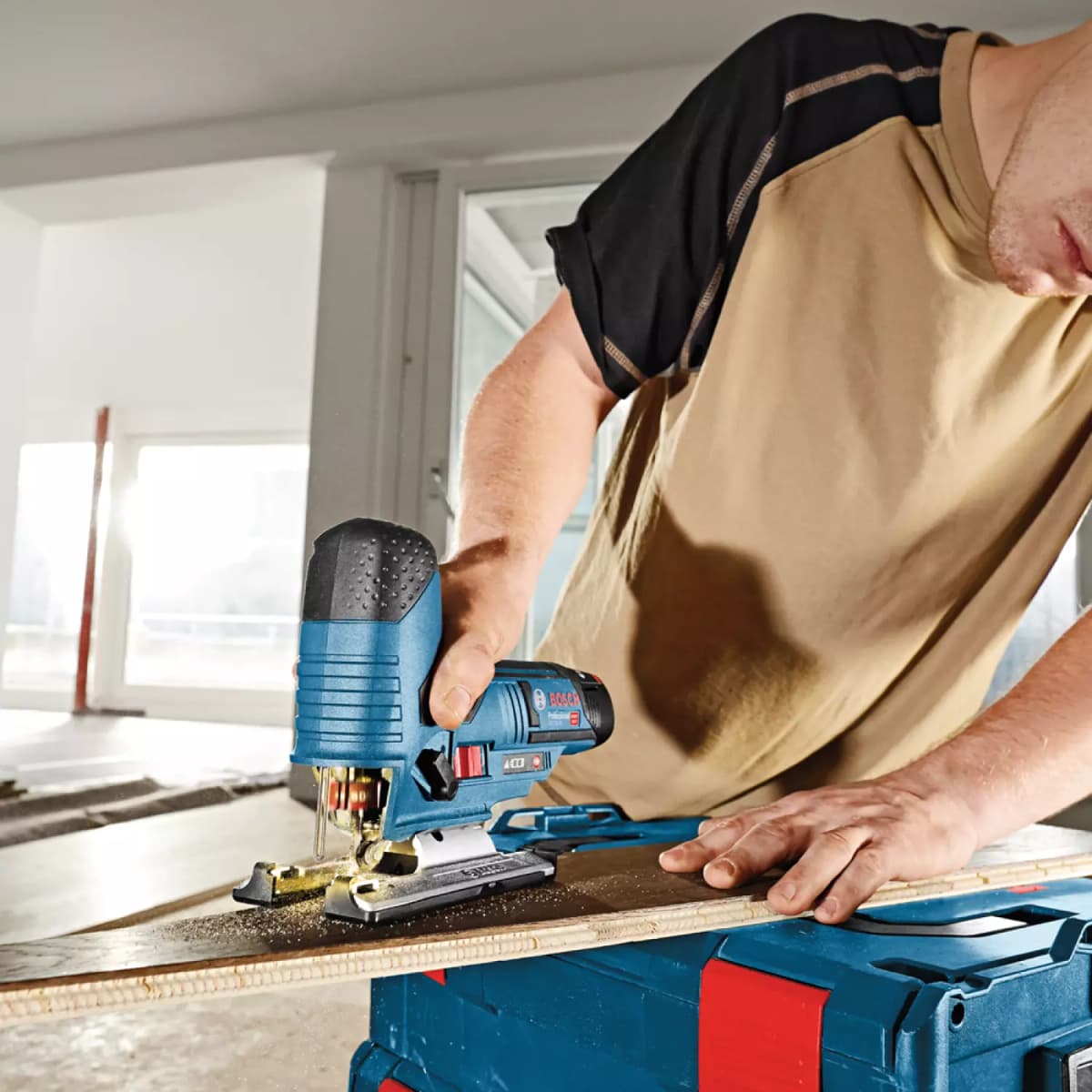 Bosch GST 12V-70 12V Li-Ion Accu Decoupeerzaag Body - T-greep - Variabel thumbnail 4