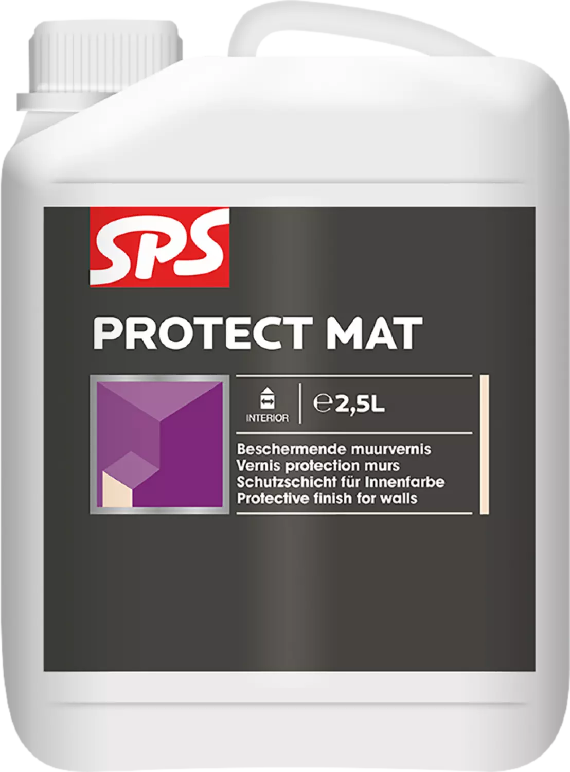 SPS Protect Mat Muurvernis - Kleurloos - 2,5L