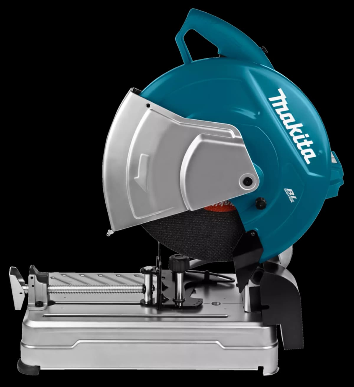 Makita DLW140Z 36V (2x 18V) Li-Ion Accu Metaal Afkort-/slijpmachine Body - 355mm thumbnail 2