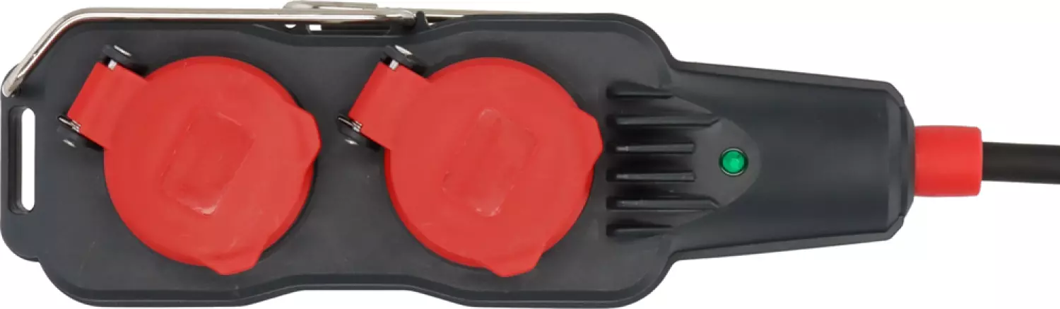 Brennenstuhl Professional 9161150161 Powerblock Met Verlengsnoer PB 1100 H07RN-F 3G1.5 - IP54 4-v - 15m - Zwart thumbnail 4