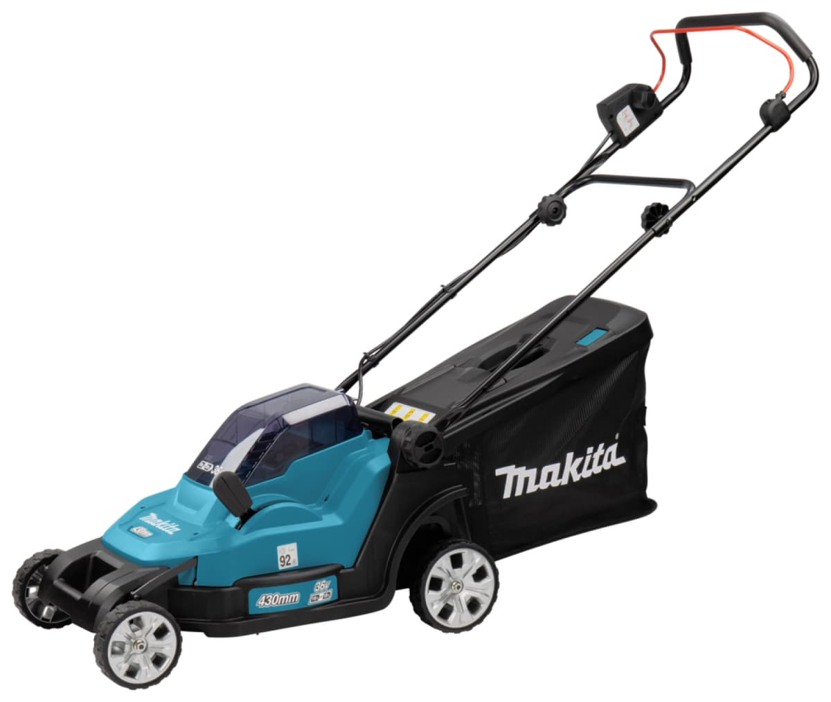 Makita DLM432Z 36V (2x 18V) Li-Ion Accu Grasmaaier Body - 43cm thumbnail 2
