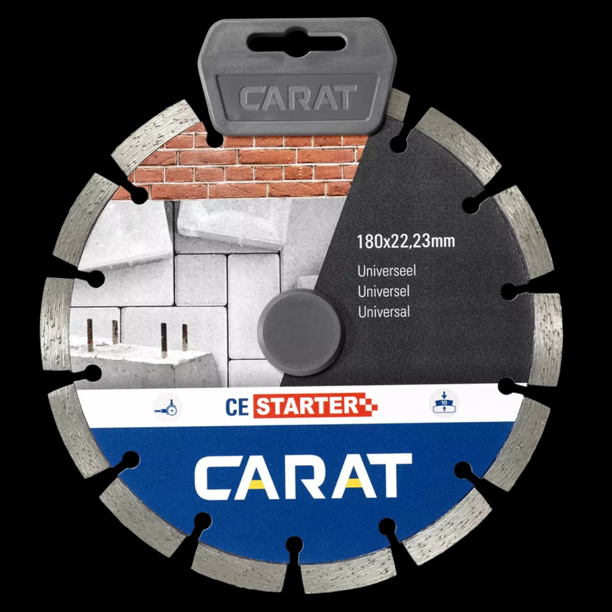 Carat CES1803000 Diamantzaagblad Voor Droogzagen - 180 X 22,23mm - Universeel