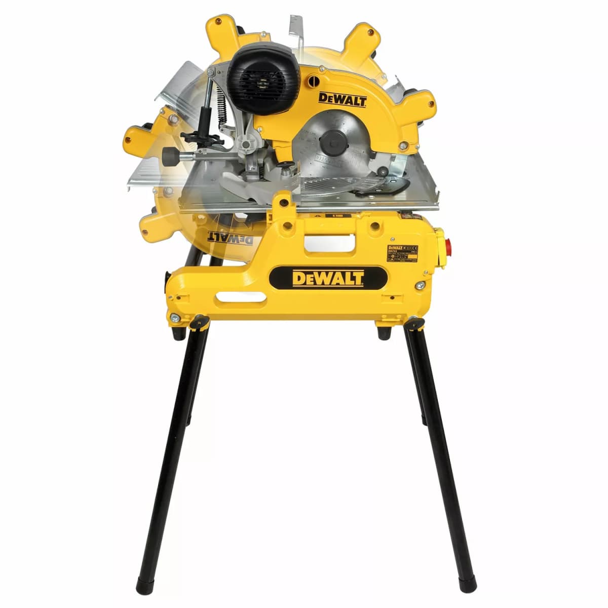 DeWALT DW743N Tafel Afkort- En Verstekzaag / Combinatiezaagmachine - 2000W - 250 X 30mm thumbnail 2