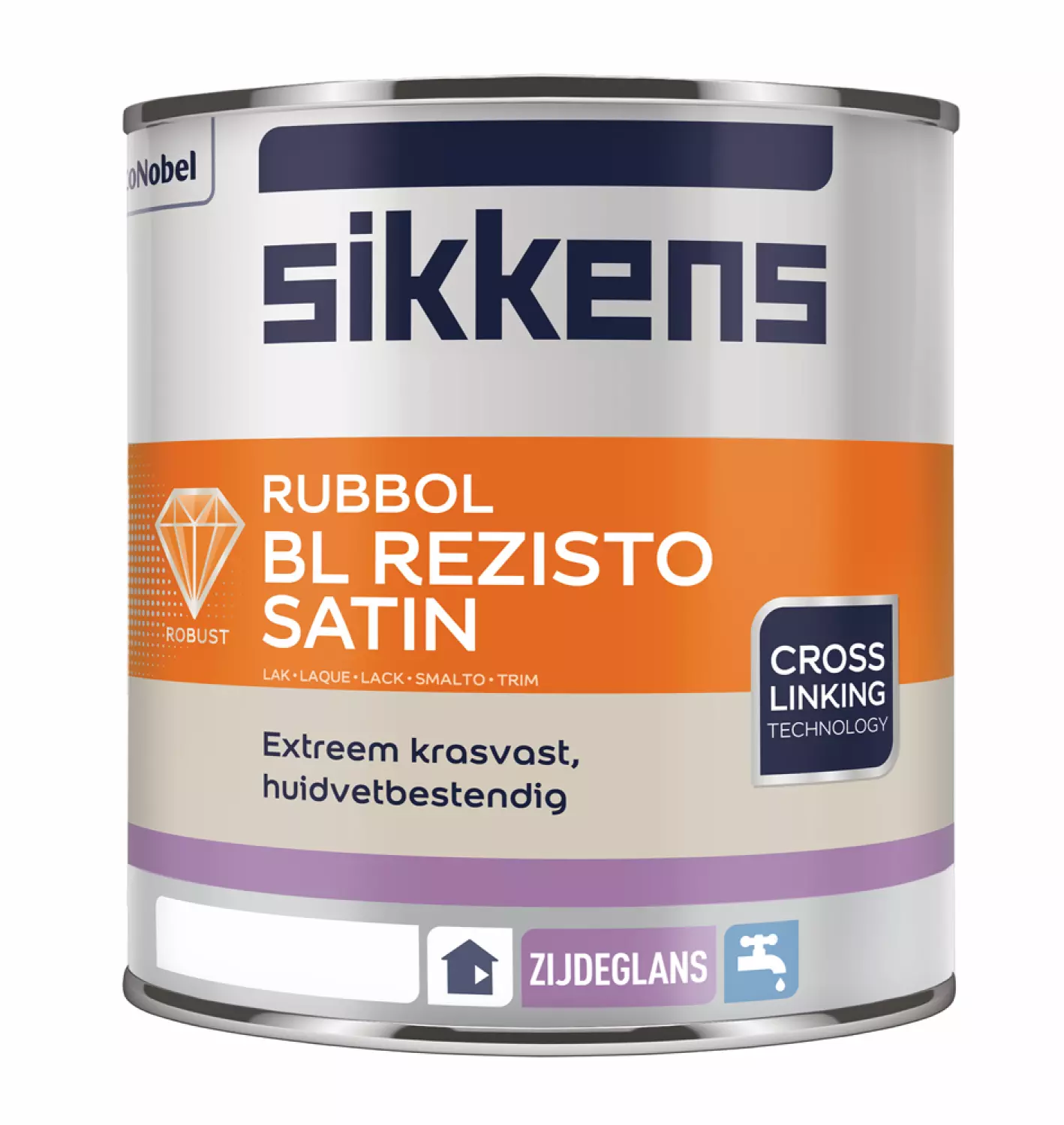 Sikkens Rubbol BL Rezisto Satin - Op Kleur Gemengd - 1L - Lak
