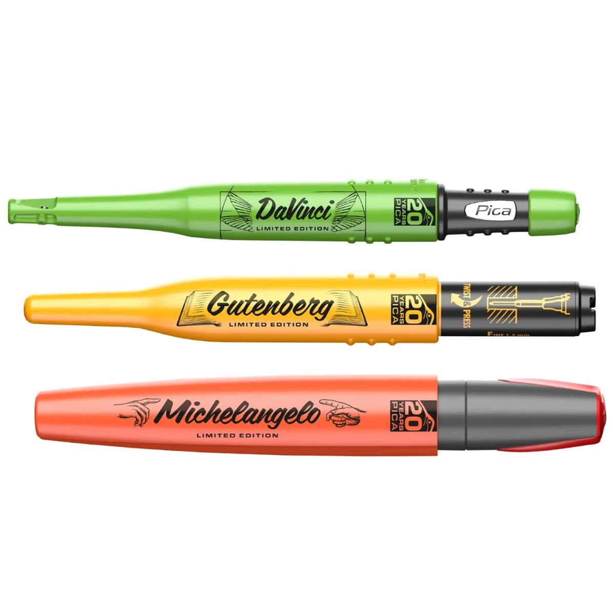 Pica 55060-J Master Belt Markeerset In Holster 20 Jaar Limited Edition thumbnail 2