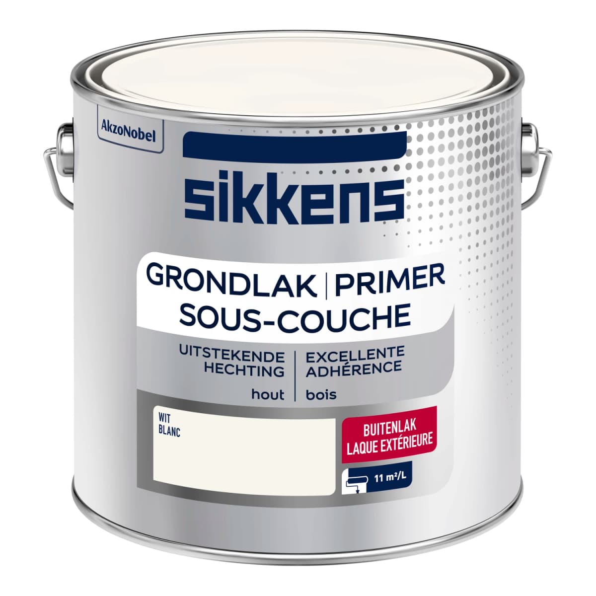 Sikkens Grondlak - Wit - 2,5L