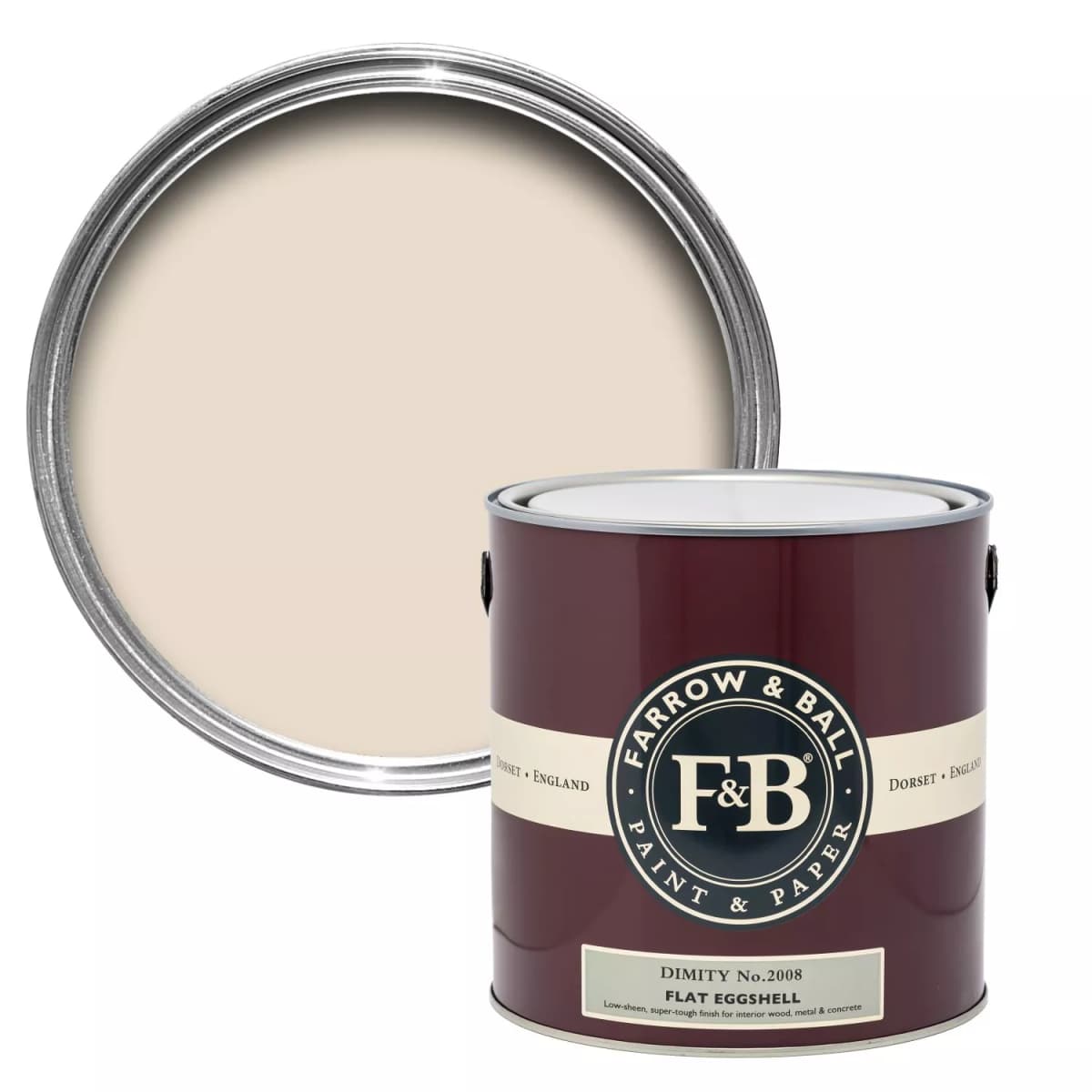 Farrow&Ball Flat Eggshell Dimity No.2008 - 750ml