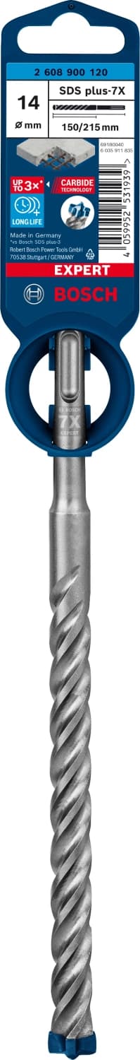 Bosch 2608900120 EXPERT Hamerboor SDS Plus-7X - 14x150x215mm thumbnail 2