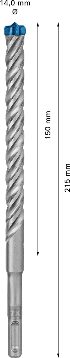 Bosch 2608900120 EXPERT Hamerboor SDS Plus-7X - 14x150x215mm thumbnail 3