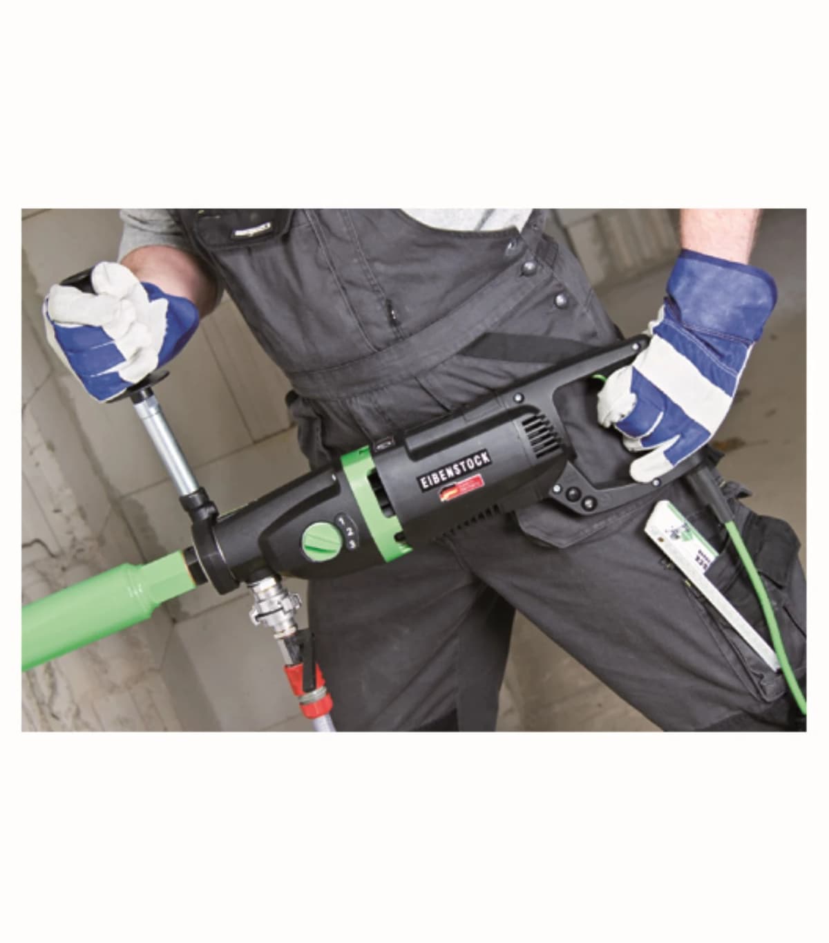 Eibenstock ETN 162/3 Set A1 Diamantboormachine - 2200W - Met Dikw. Boren 31/61/81/131 thumbnail 3