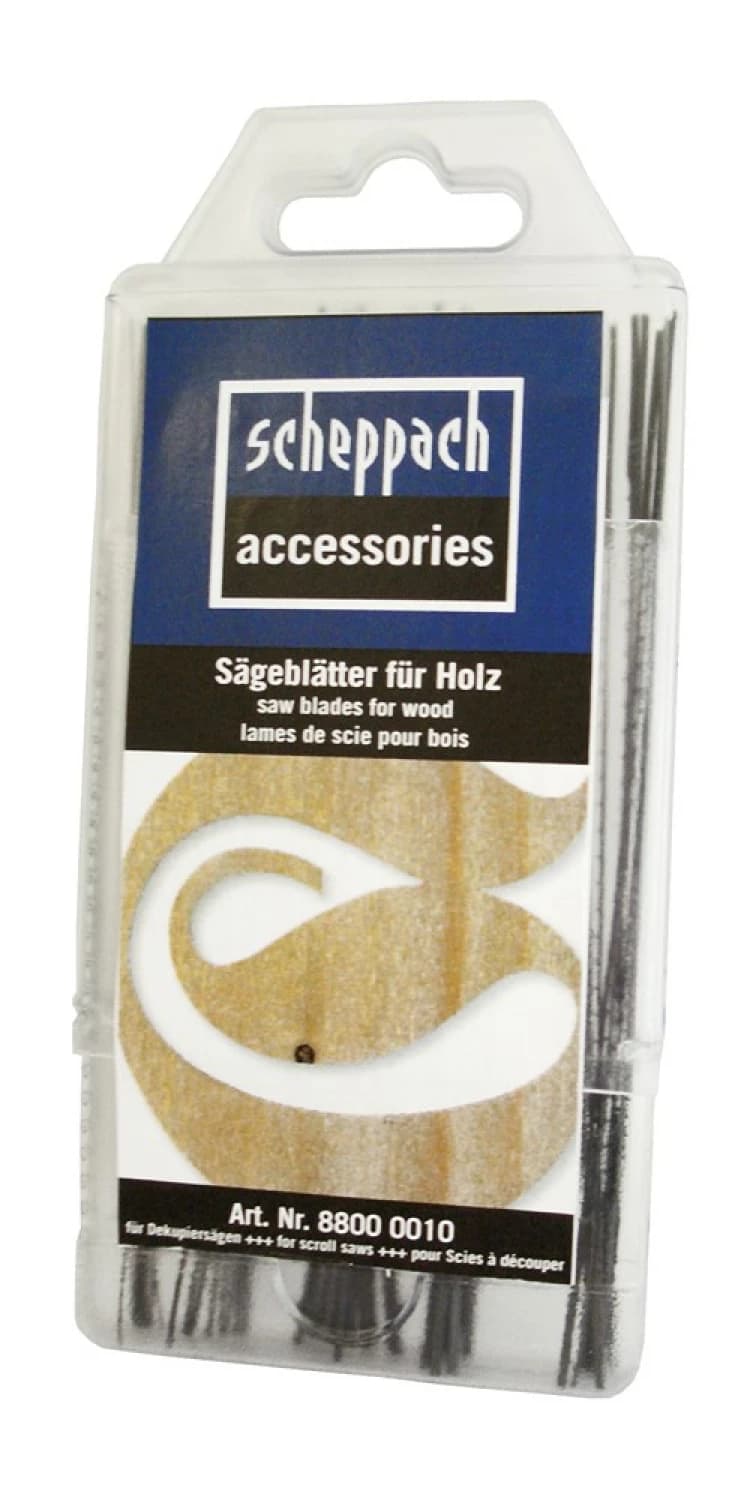 Scheppach 88000010 Figuurzaagbladen Set - Hout (60st)