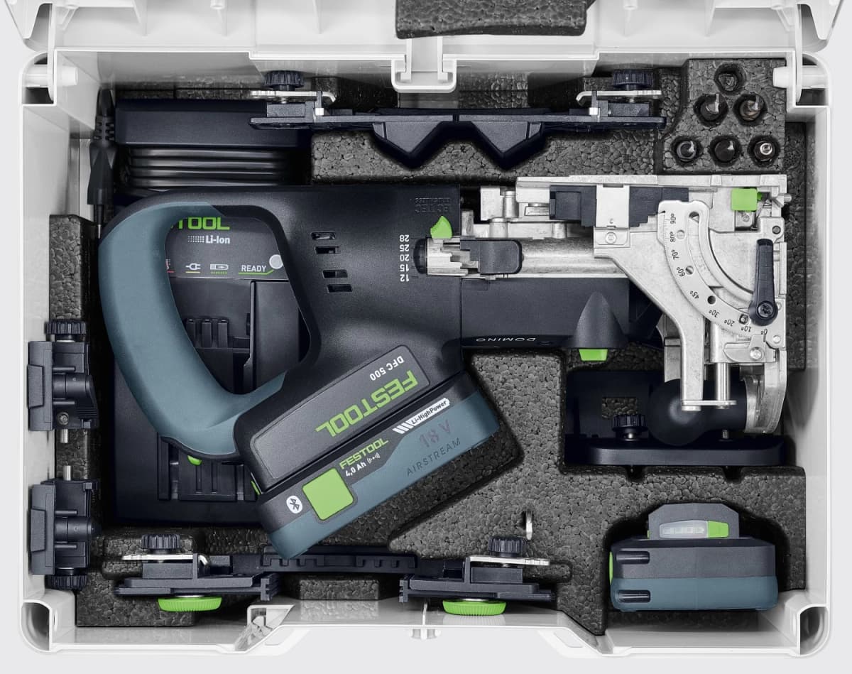 Festool DFC 500 E-Basic 18V Accu Domino Freesmachine Body In Systainer - 28mm thumbnail 4