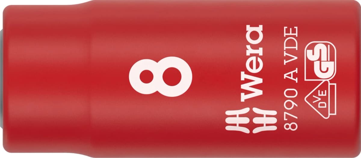 Wera 05005930001 8790 B VDE Zyklop Dop Geïsoleerd - 1/4"- 8mm