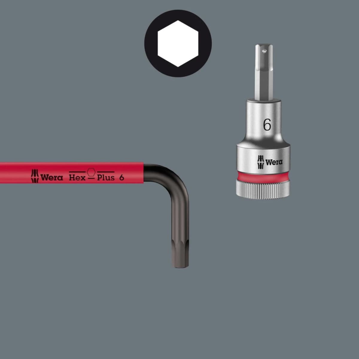 Wera 05022640001 9-delige 950/9 Hex-Plus Multicolour Imperial 2 BlackLaser Inbussleutelset - Inch - 5/16"-3/8" thumbnail 4