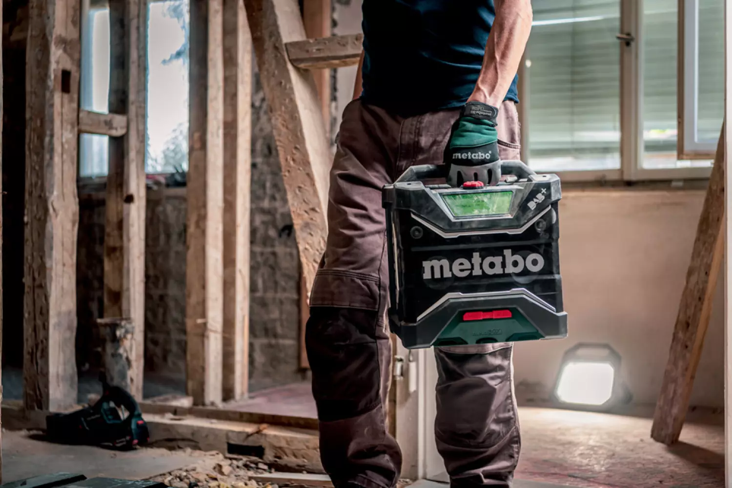 Metabo RC 12-18 BT DAB+ 12V / 18V Li-ion Accu Bouwradio Met Bluetooth - Werkt Op Netstroom&Accu thumbnail 4