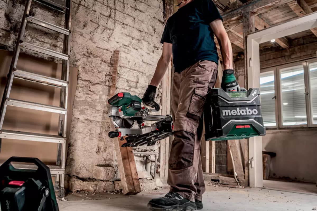 Metabo RC 12-18 BT DAB+ 12V / 18V Li-ion Accu Bouwradio Met Bluetooth - Werkt Op Netstroom&Accu thumbnail 3