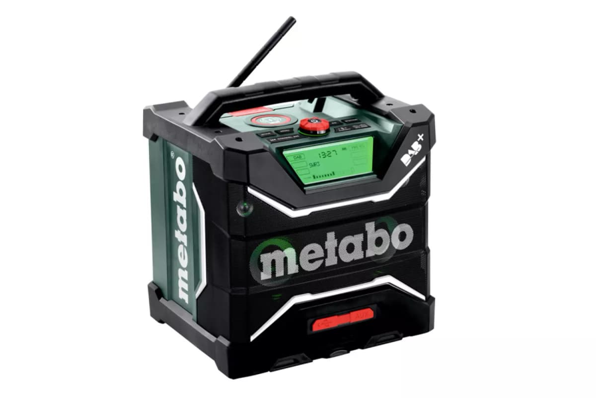 Metabo RC 12-18 BT DAB+ 12V / 18V Li-ion Accu Bouwradio Met Bluetooth - Werkt Op Netstroom&Accu