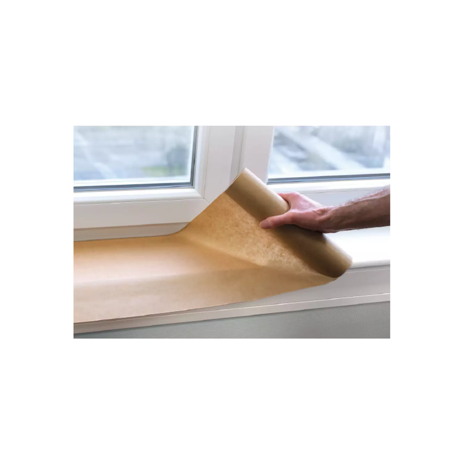 Kip 399 Express Mask Zelfklevend Maskeerpapier - Bruin - 300mm X 50m thumbnail 2