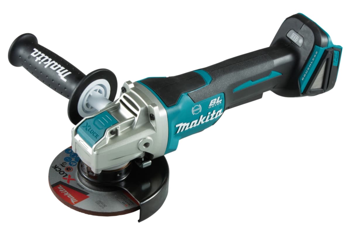 Makita DGA520ZX1 18V Li-Ion Accu Haakse Slijper Body - 125mm - X-LOCK - Koolborstelloos thumbnail 2