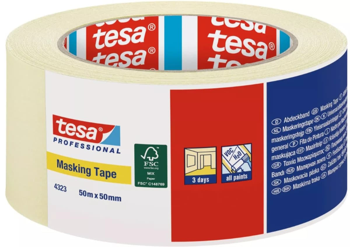 Tesa 4323 Professional Afplaktape - 50mm X 50m