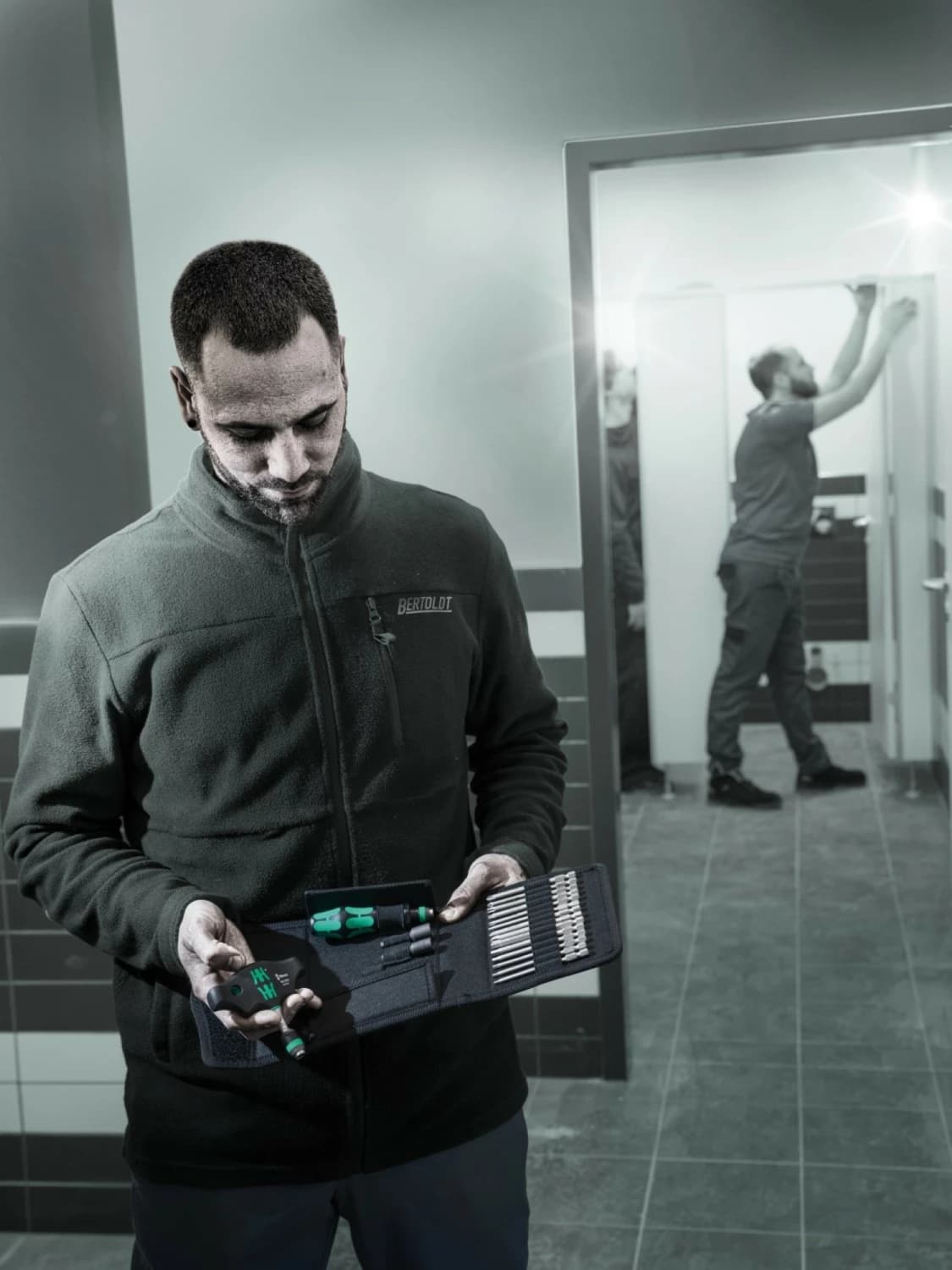 Wera 05136072001 19-delig Kraftform Kompakt 400 RA SHK Set 1 Bitschroevendraaierset thumbnail 2