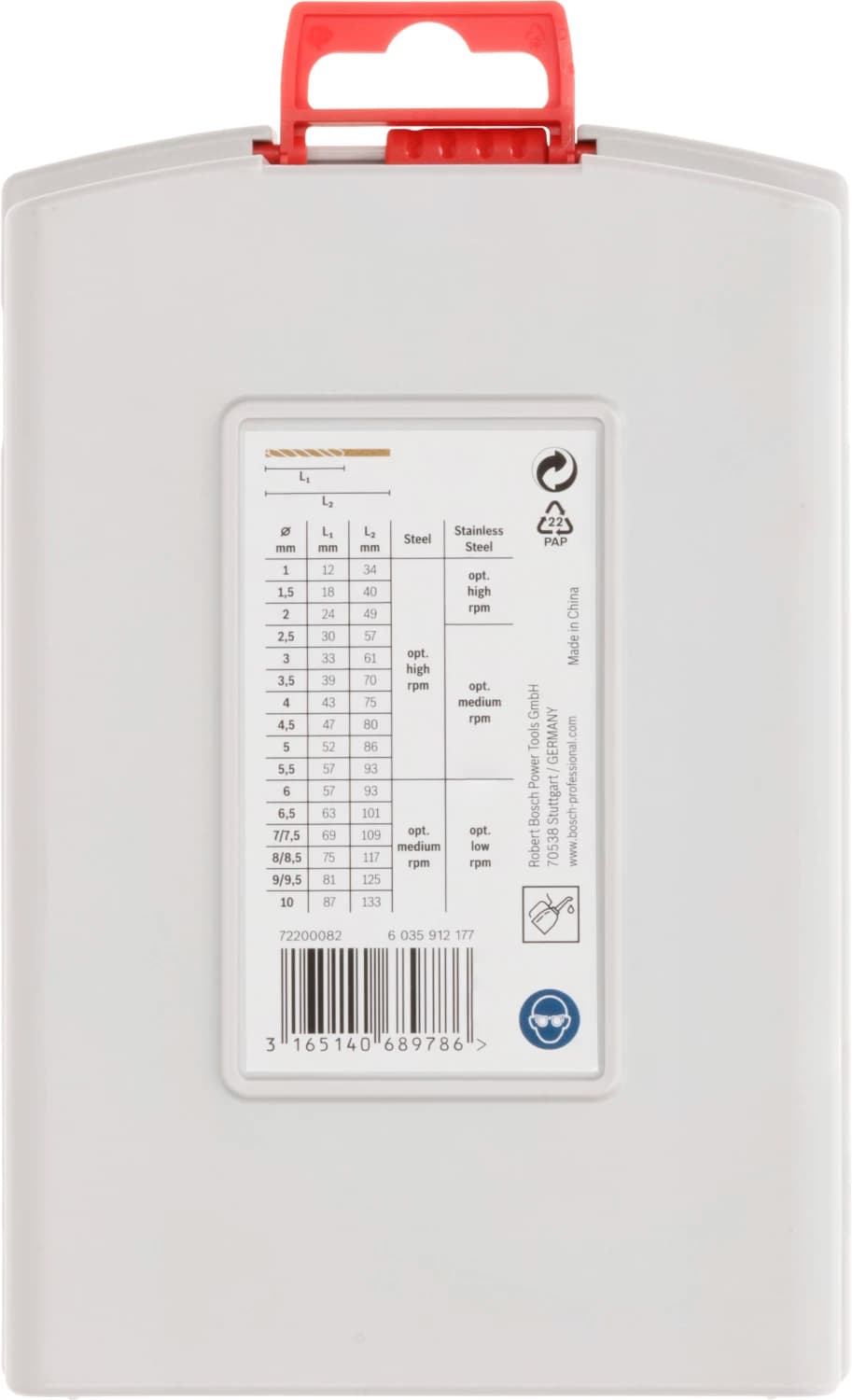 Bosch 2608587014 19-delige ProBox Metaalborenset HSS-Co DIN 338 thumbnail 3