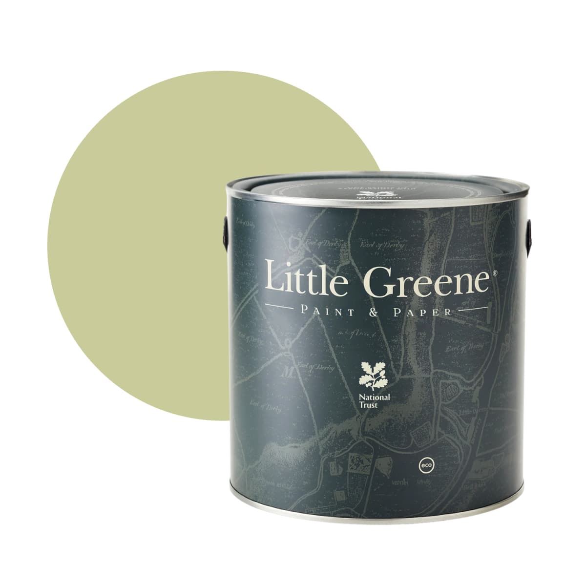 Little Greene Intelligent Floor Paint - Kitchen Green No. 85 - 1L