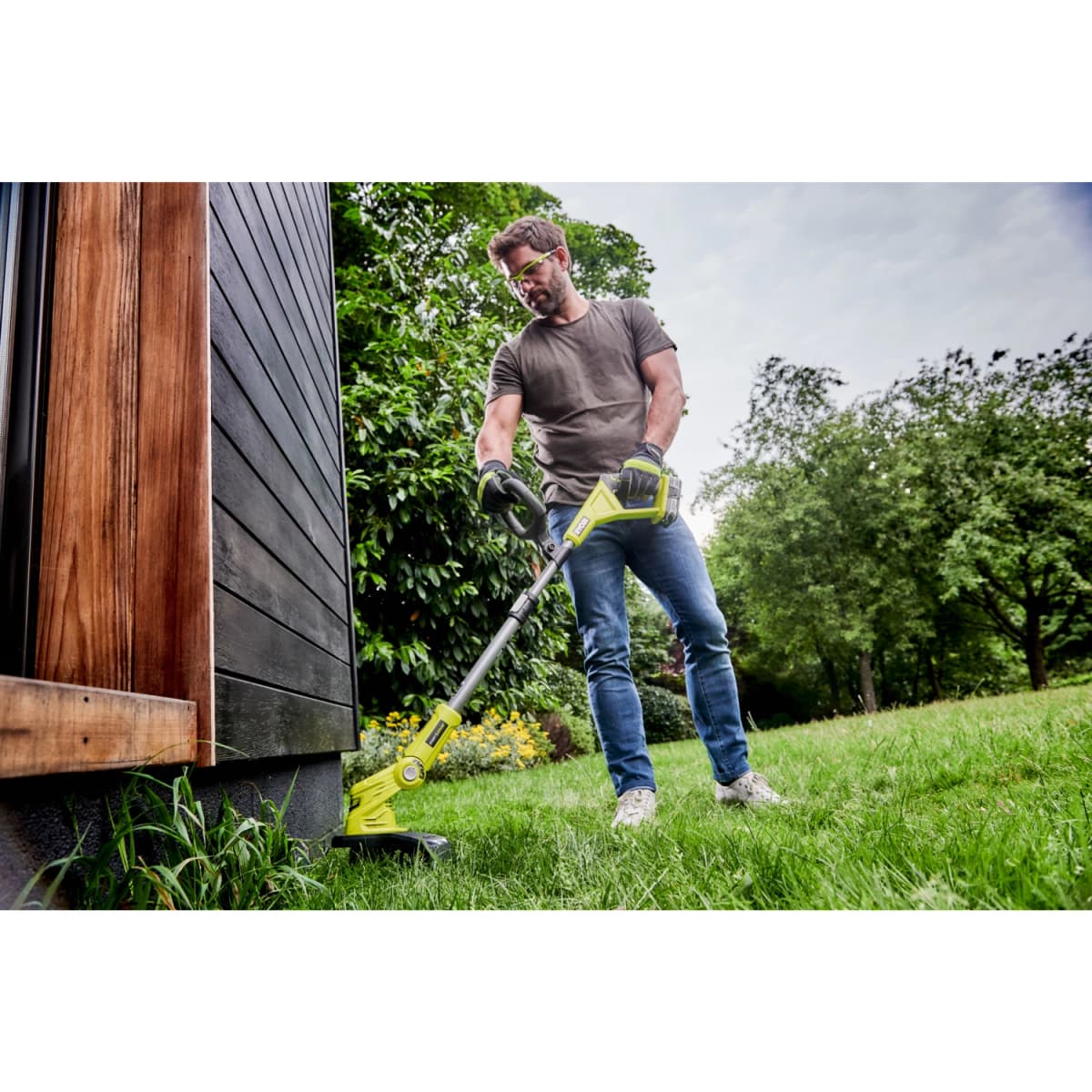 Ryobi RY18LT18HTA-120 18V Li-ion Accu Heggenschaar (RY18HT)&Accu Grastrimmer (OLT1832) Set (1x 2.0Ah Accu) thumbnail 4