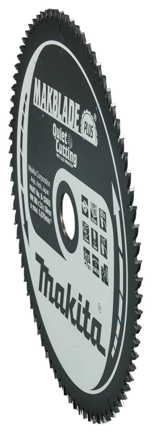 Makita B-32655 Makblade-Plus Tafelzaagblad - 260 X 30 X 80T - Hout thumbnail 2